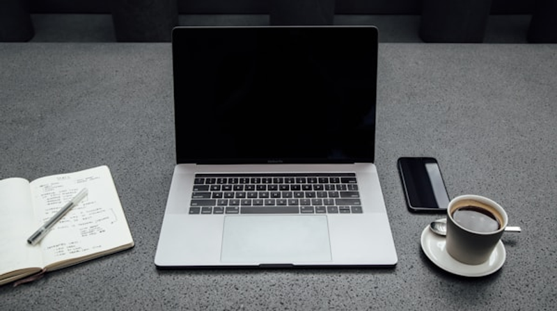 Professional presentation design workspace